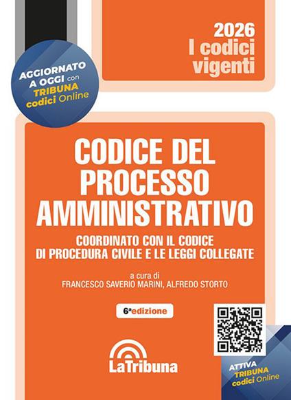 Codice del processo amministrativo. Coordinato con il codice di procedura civile e le leggi collegate - copertina