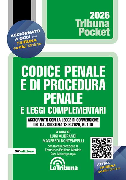 Codice penale e di procedura penale e leggi complementari - copertina