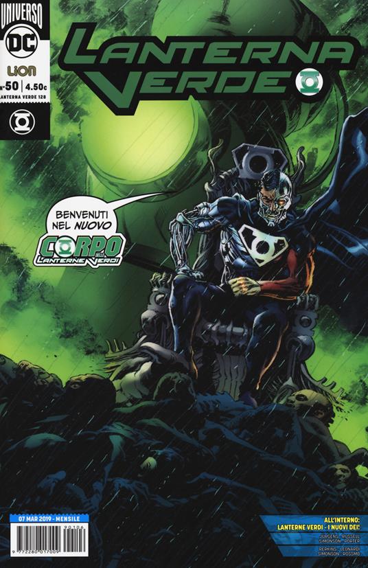 Rinascita. Lanterna verde. Vol. 50 - copertina