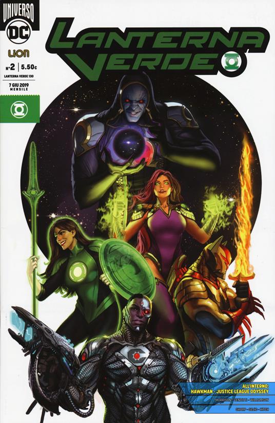 Lanterna Verde. Ediz. variant. Vol. 2 - copertina