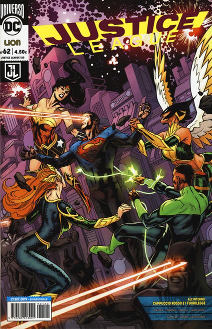 Justice League. Vol. 62 - copertina