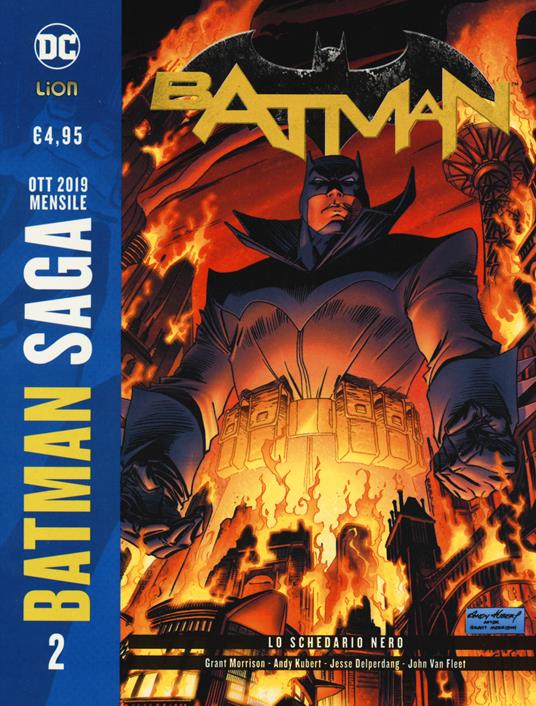 Batman saga. Vol. 2: schedario nero, Lo. - Grant Morrison - copertina