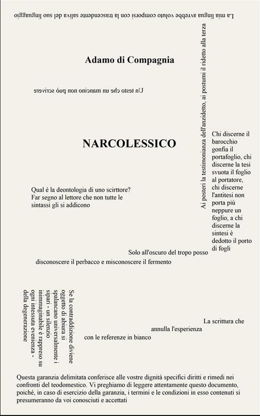 Narcolessico - Adamo Di Compagnia - ebook