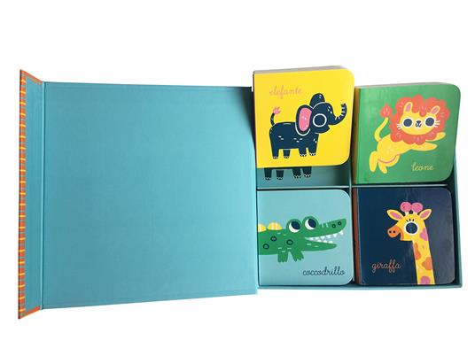 Animali della savana. 4 libri in una scatola. Ediz. a colori - Lizzy Doyle - 2
