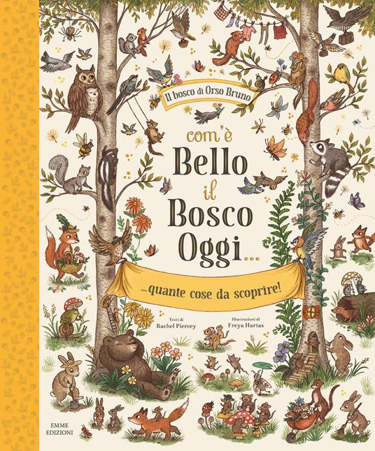 Com'è bello il bosco oggi... quante cose da scoprire! Ediz. illustrata - Rachel Piercey - copertina