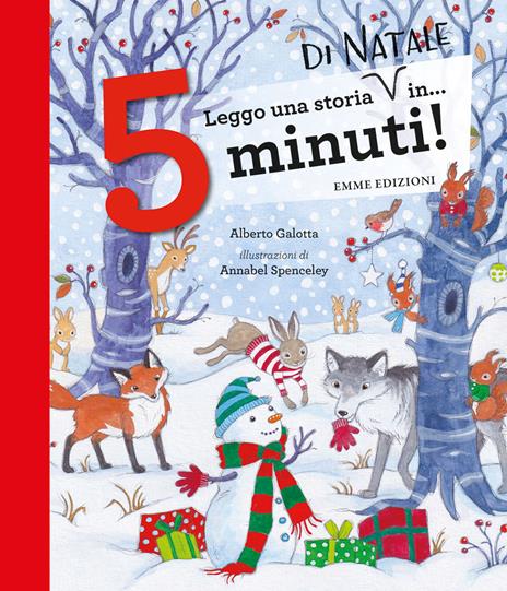 Leggo una storia di Natale in... 5 minuti! Stampatello maiuscolo. Ediz. a colori - Alberto Galotta - copertina