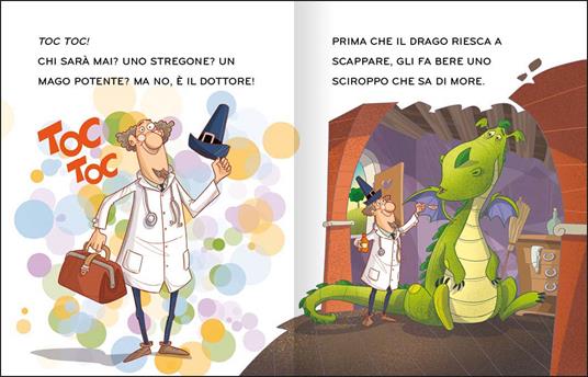 Un drago dal dottore. Stampatello maiuscolo. Ediz. a colori - Giuditta Campello - 4