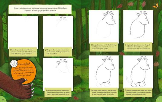 Come disegnare il Gruffalo e i suoi amici. Ediz. a colori - Julia Donaldson,Axel Scheffler - 3