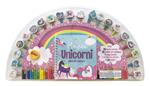 Magici unicorni. Ediz. illustrata. Con 20 gomme per cancellare. Con 10 matite colorate. Con 10 matite grigie. Con temperamatite