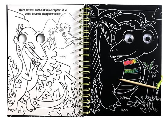 Dinosauri. Gratta e colora. Ediz. a colori - 2