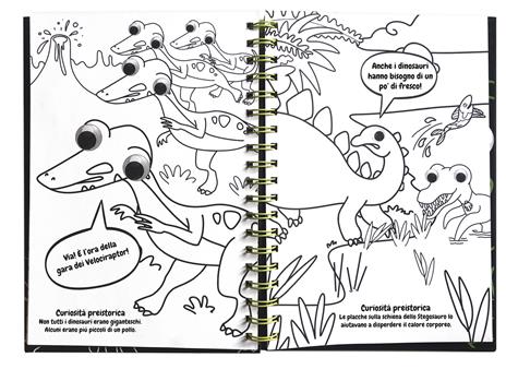Dinosauri. Gratta e colora. Ediz. a colori - 3