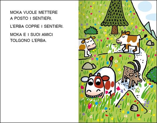 Mucca Moka e i sentieri di montagna. Stampatello maiuscolo. Ediz. a colori - Agostino Traini - 4
