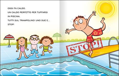 Fantasmi in piscina! Stampatello maiuscolo. Ediz. a colori - Giuditta Campello - 2