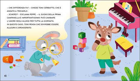 Inizia la scuola! Leggo una storia in… 5 minuti! Stampatello maiuscolo. Ediz. a colori - Giuditta Campello - 4