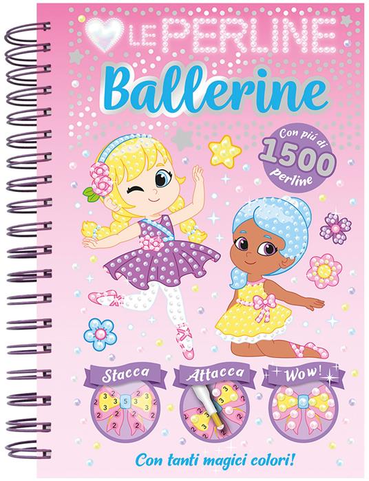 Amo le perline. Ballerine. Ediz. a colori. Con 1500 perline - copertina