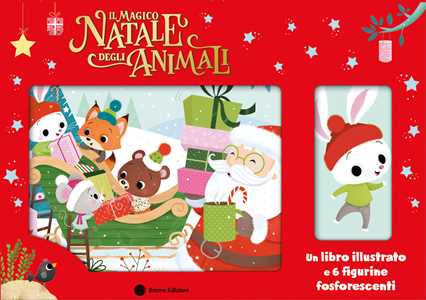 Libro Il magico Natale degli animali. Ediz. illustrata. Con 6 sagome staccabili 