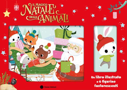 Il magico Natale degli animali. Ediz. illustrata. Con 6 sagome staccabili - copertina