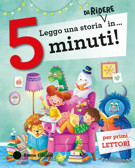 Leggo una storia da ridere in… 5 minuti! Stampatello maiuscolo. Ediz. a colori - copertina