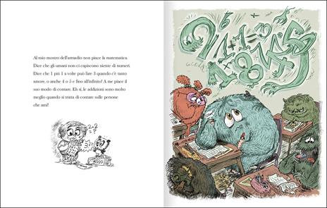 Al mostro dell'armadio non piace la scuola. Ediz. a colori - Antoine Dole - 2