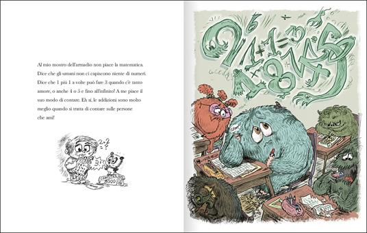 Al mostro dell'armadio non piace la scuola. Ediz. a colori - Antoine Dole - 2