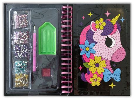 Amo i cristalli. Magici unicorni. Ediz. a colori. Ediz. a spirale. Con 2000 cristalli adesivi - 2