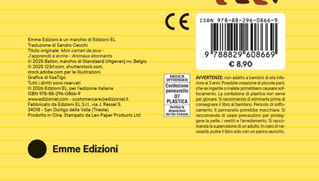 Imparo a scrivere. Giochi in vacanza! Ediz. a colori. Ediz. a spirale. Con pennarello - 5
