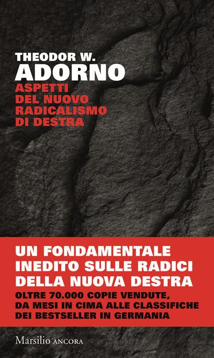 Aspetti del nuovo radicalismo di destra - Theodor W. Adorno - copertina