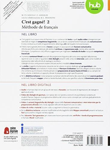  C'est gagné! Con Pour tous. Per la Scuola media. Con CD-ROM formato MP3. Con espansione online. Con DVD-ROM. Vol. 2 - 2