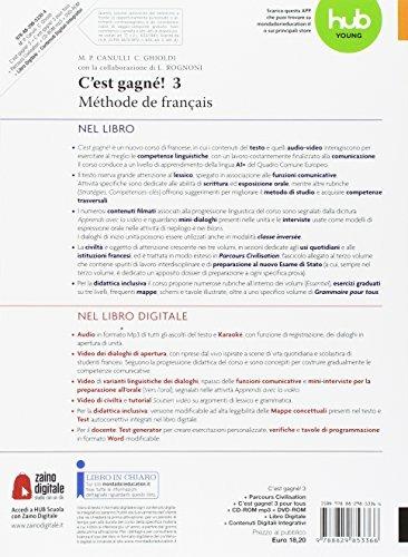  C'est gagné! Per la Scuola media. Con CD Audio formato MP3. Con e-book. Con espansione online. Con 2 libri: Parcours civilisation-Pour tous. Con DVD-ROM. Vol. 3 - 2