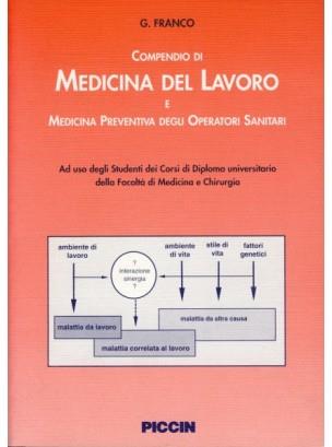 Compendio di medicina del lavoro e medicina preventiva degli operatori sanitari - Giuliano Franco - copertina