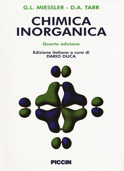 Chimica inorganica - Gary L. Miessler,Donald A. Tarr - copertina