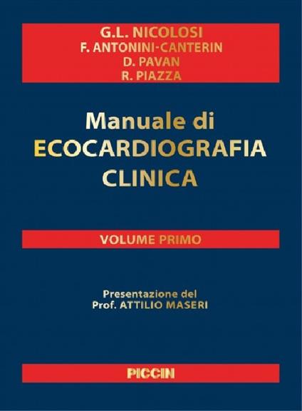 Manuale di ecocardiografia clinica - Eugenia Nicolosi - copertina