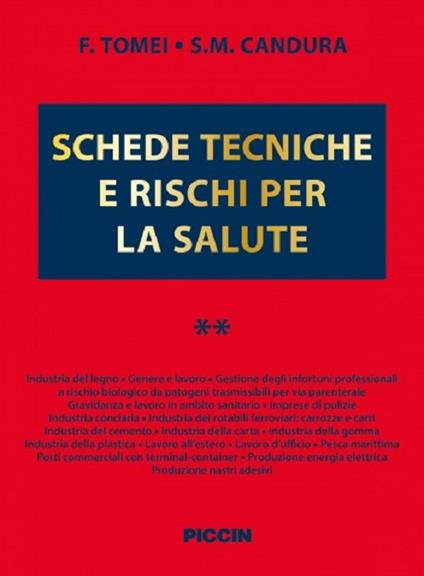 Schede tecniche e rischi per la salute. Vol. 2 - F. Tomei,Stefano M. Candura - copertina
