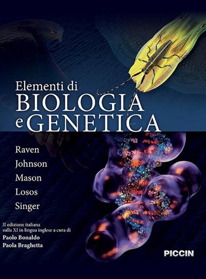 Elementi di biologia e genetica - Peter H. Raven,G. B. Johnson,K. A. Mason - copertina