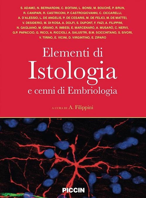 Elementi di istologia e cenni di embriologia - copertina