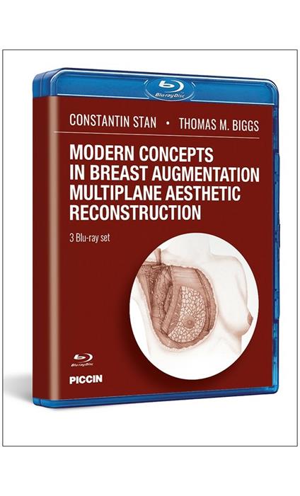 Modern concepts in breast augmentation multiplane aesthetic reconstruction. 3 Blu-ray disc - Constantin Stan,Thomas M. Biggs - copertina
