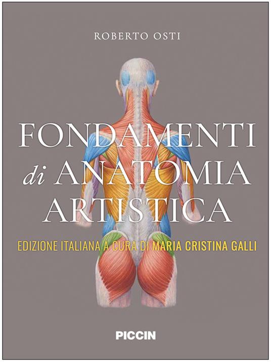 Fondamenti di anatomia artistica - Roberto Osti - copertina