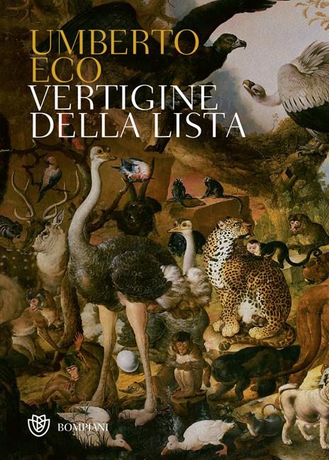 Vertigine della lista - Umberto Eco - copertina