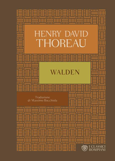 Walden - Henry David Thoreau - copertina