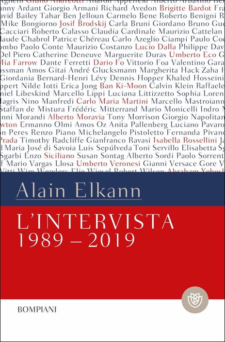 L'intervista 1989-2009 - Alain Elkann - copertina