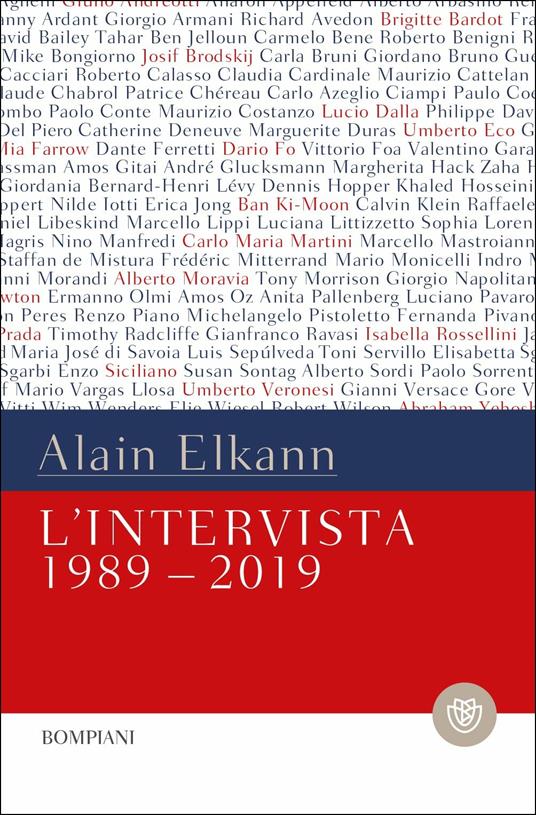 L'intervista 1989-2009 - Alain Elkann - copertina