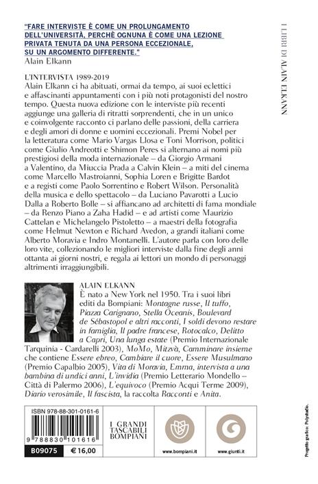 L'intervista 1989-2009 - Alain Elkann - 2