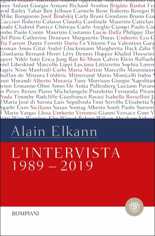 L' intervista 1989-2009 - Alain Elkann - copertina