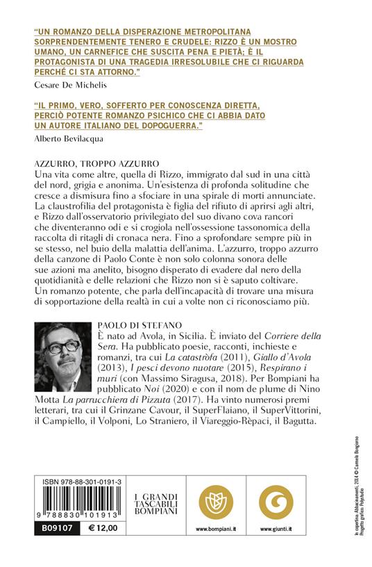 Azzurro, troppo azzurro - Paolo Di Stefano - 2
