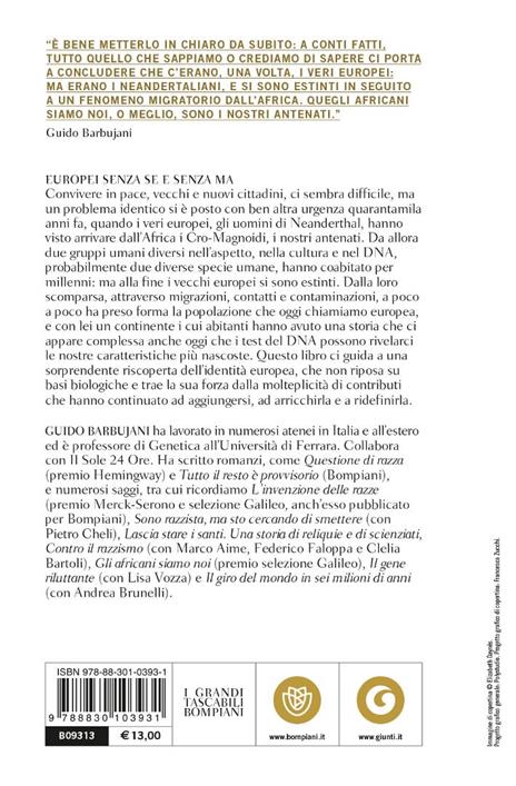 Europei senza se e senza ma. Storie di neandertaliani e di immigrati - Guido Barbujani - 3