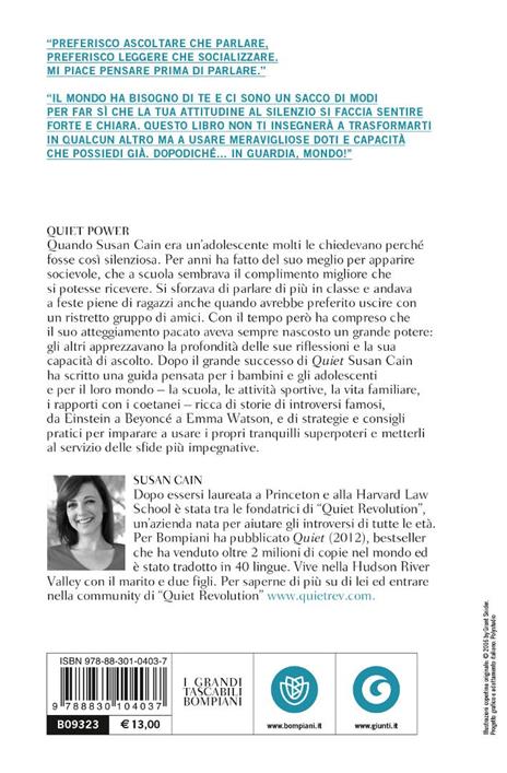 Quiet power. I superpoteri degli introversi - Susan Cain,Gregory Mone,Erica Moroz - 3
