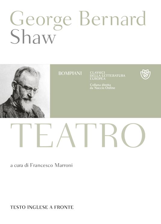 Teatro. Testo inglese a fronte - George Bernard Shaw - copertina