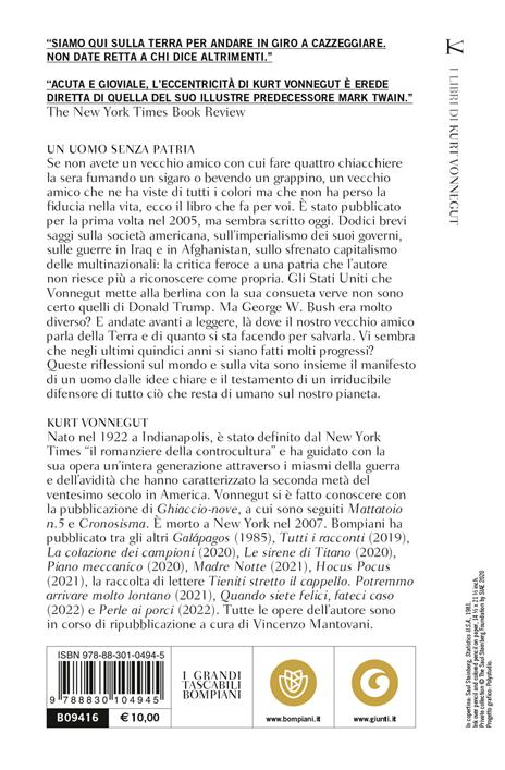 Un uomo senza patria - Kurt Vonnegut - 2
