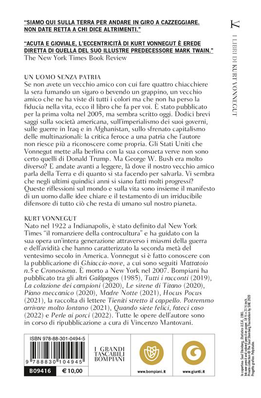 Un uomo senza patria - Kurt Vonnegut - 2