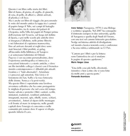 Papyrus. L'infinito in un giunco. La grande avventura del libro nel mondo antico - Irene Vallejo - 2